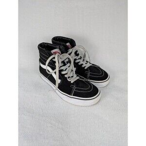 Vans Sk8-Hi Classic Black & White High Top Sneakers - Women’s 7 / Men’s 5.5